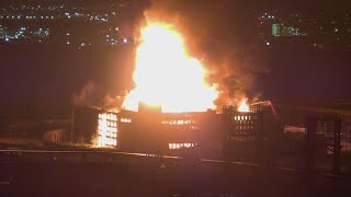 Major warehouse fire in downtown St. Louis Friday morning
