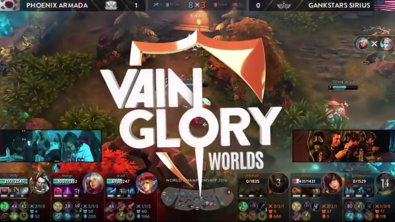 Phoenix Armada Vs. Gankstars Sirius FULL GAME 2: Vainglory Worlds 2016 Championships SEMIF