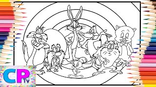 All Looney Tunes Funny Characters/Bugs Bunny/Tweety/Sam/Porky/Daffy Dack/@coloringpagestv