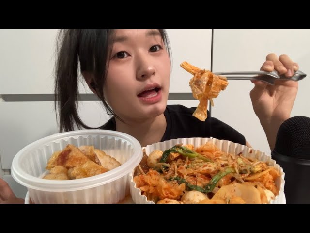 마라샹궈+꿔바로우 먹방 !! 근데 나는 마라탕이 더 조탕...헤헤 | 마라샹궈 이팅사운드 ASMR