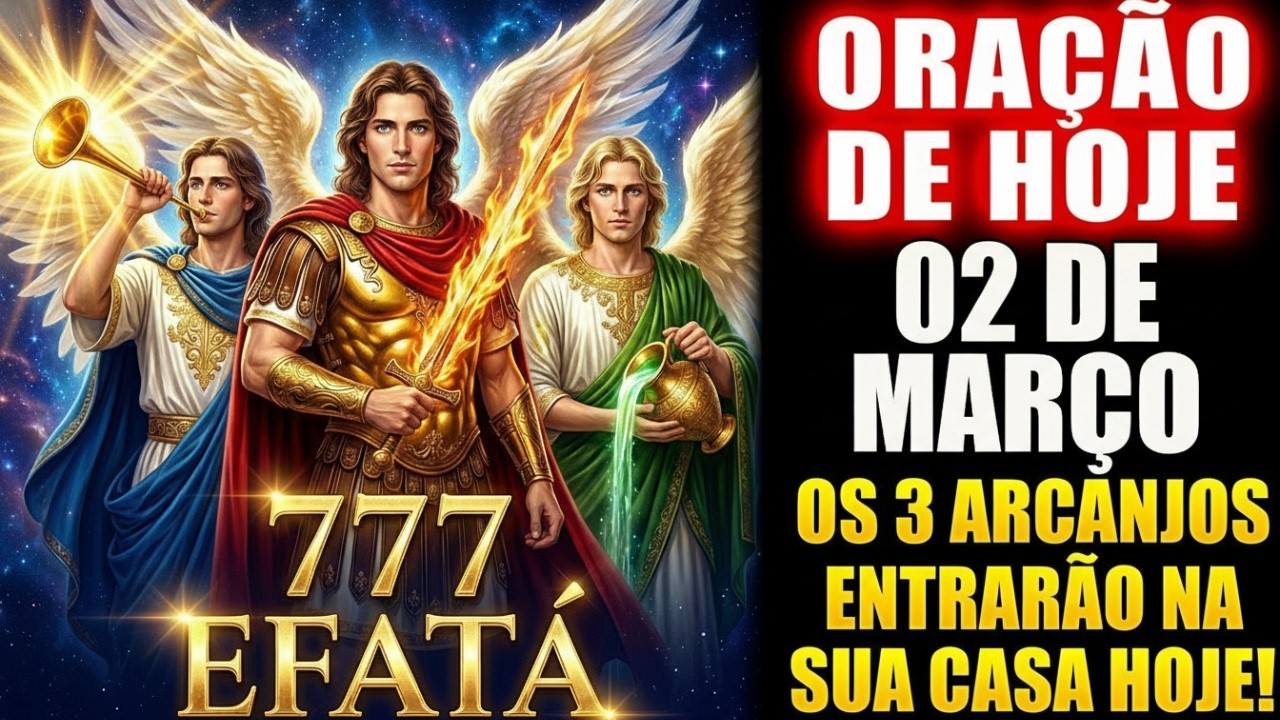 Oração de Hoje a São Miguel Arcanjo ✨ 777 EFATÁ São Miguel, Rafael e Gabriel Estão em Sua Casa Agora