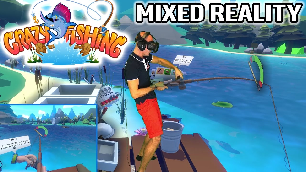 Crazy Fishing VR in Mixed Reality on HTC Vive Prerelease Gameplay