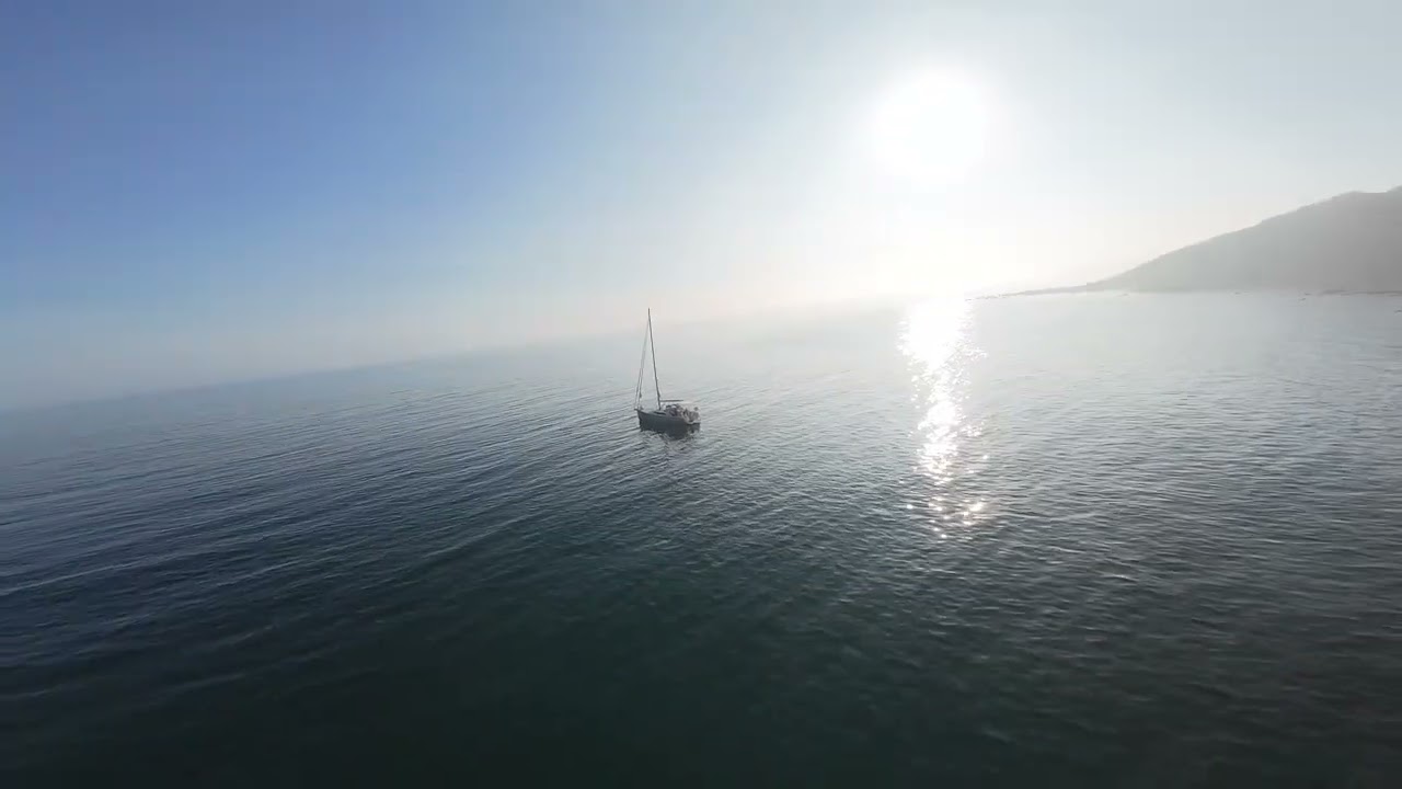 Hazy Sun Views at Chapman's Pool