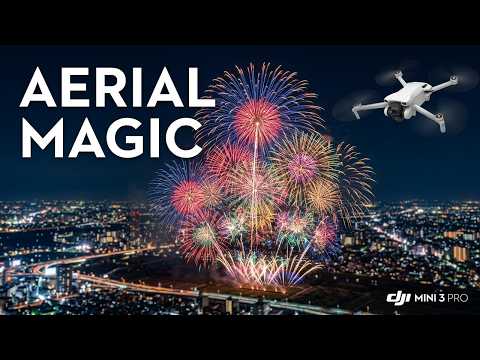 Aerial Fireworks Display Like You've Never Seen