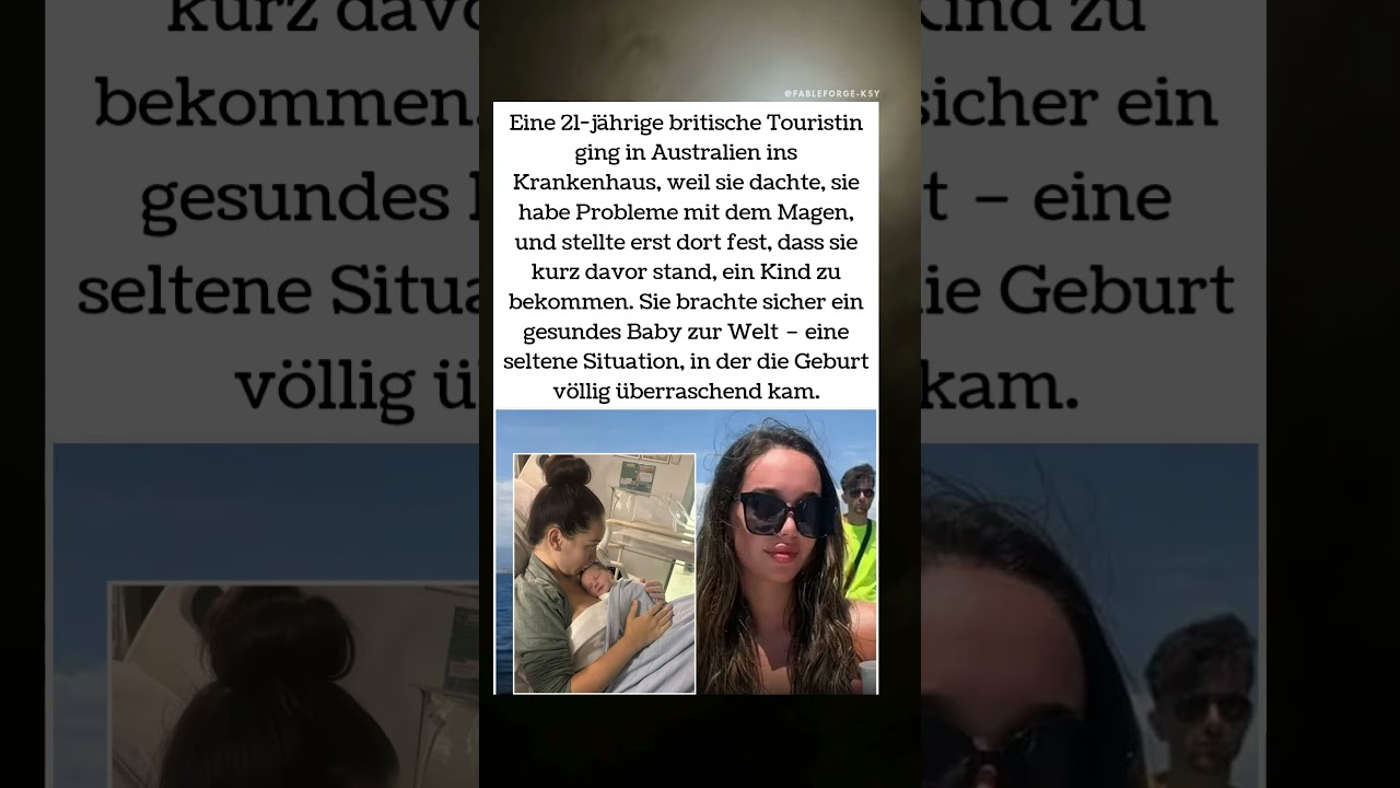 Überraschende Geburt in Australien 👶