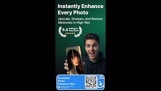 Download Now! AI Photo Enhancer. #AI #Photo #Enhancer #Shorts