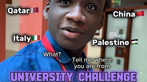 “Tell me where you are from” university challenge #cmuq #educationcity #university #students #campus