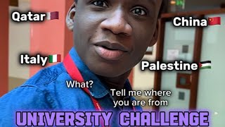 “Tell me where you are from” university challenge #cmuq #educationcity #university #students #campus
