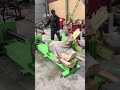 This is a 1.5-meter 50-ton pressure large commercial hydraulic wood splitter suitable for