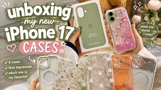 💚 Unboxing 7 Cases for My Sage Green iPhone 17 | Which One Is My Favorite?