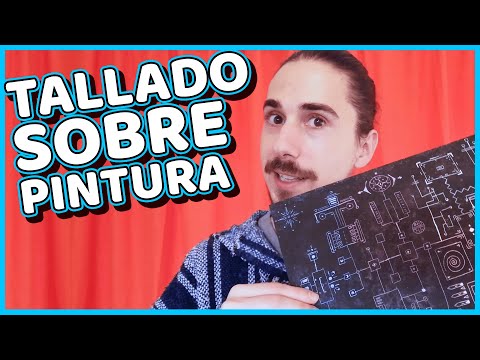 Cómo hacer un colorido Esgrafiado FÁCIL | Arte Track