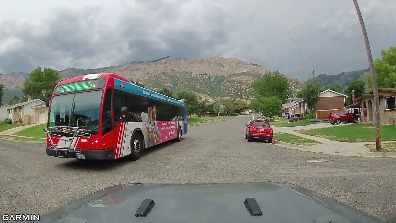 UTA Bus Driver Running Stop Sign North Ogden City 2850 N 900 E