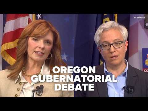 Oregon governor debate: Tina Kotek and Christine Drazan face off