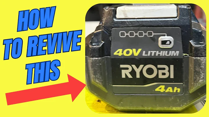 How to Reset a Ryobi 4 Amp 40 Volt Battery - Step-by-Step DIY Guide for Repair & Recharge"