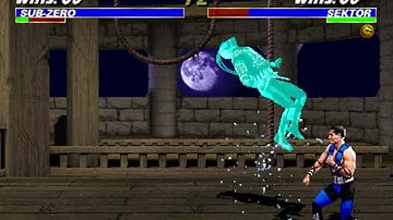 UMK3 Arcade - Sub-Zero 7 hits 84% combo