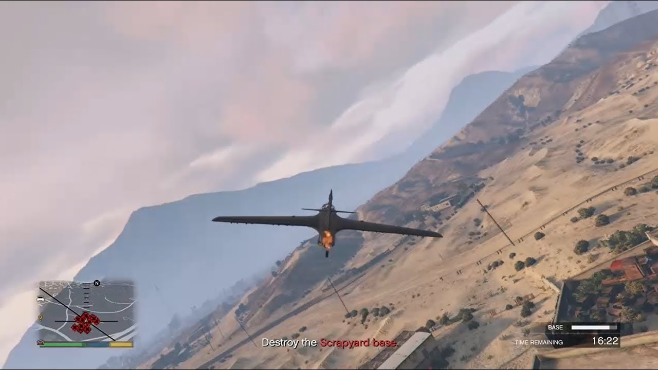 [GTA V] Bombing runs in the Starling LF-22 (Me 163)