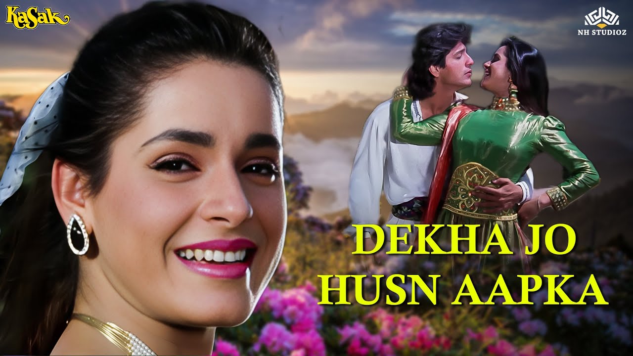 Dekha Jo Husn Aapka | Kasak (1992) | Mohammed Aziz | Anuradha Paudwal | 90s Romantic Song