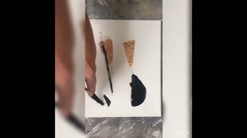 Quick and easy minimal abstract painting demo | Day 88 | Alex Dinets