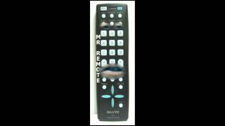 Original Sanyo GXBJ TV Remote with Picture Shape, Enter and Audio Button - ElectronicAdventure.com screenshot 4