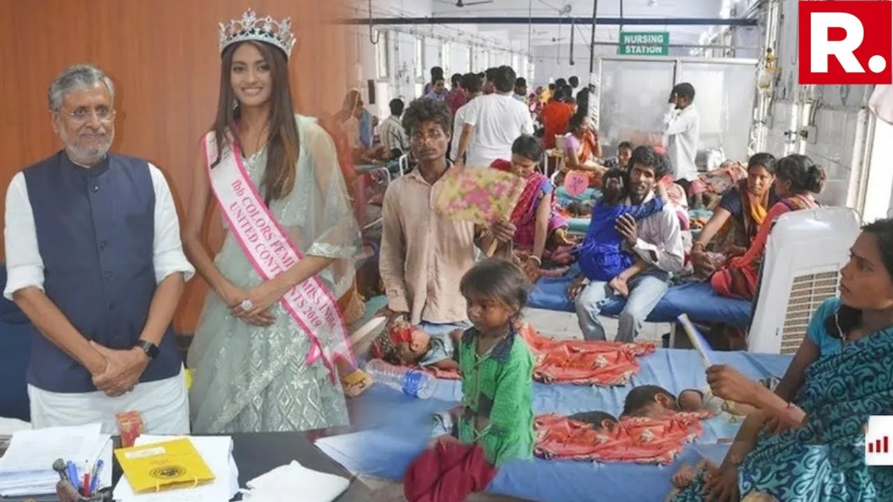Bihar DY CM Sushil Kumar Modi Meets Miss India 2019, Evades Questions On Bihar Medical Crisis