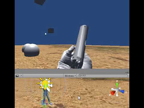 UnityのFPSゲームで銃を撃った時の反動をつける