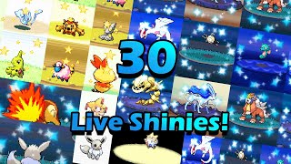 30 LIVE FULL ODDS SHINY POKEMON - 2022 Compilation!