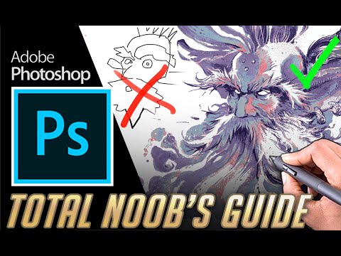 Total BEGINNERS guide to drawing in photoshop 2021