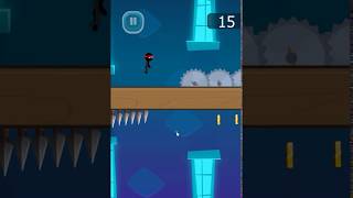 Upside Down - Stickman Jump - Android APP Game screenshot 1
