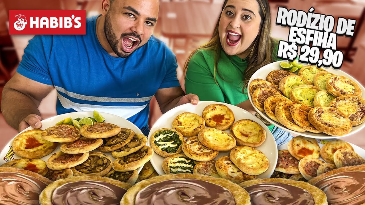 RODÍZIO DE ESFIHA NO HABIB'S | A VONTADE POR R$ 29,90 - YouTube