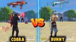 PREDATORY COBRA MP40 VS CRAZY BUNNY MP40 DAMAGE ABILITY TEST | BEST MP40 SKIN - GARENA FREE FIRE