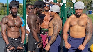 @SweatCheck vs Diamond Boss - HEAVYWEIGHT ATHLETES BATTLE IT OUT! | That's Good Money