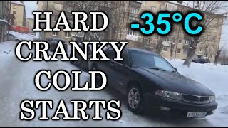 VERY HARD Cold Starts! -26 to -36*C! Trudne odpalanie na silnym mrozie. Заводим в мороз. S4E27