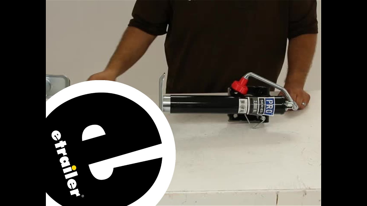 etrailer Pro Series Trailer Jack Side Frame Mount Jack