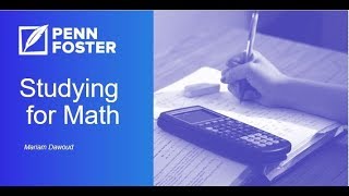 How to Study Math