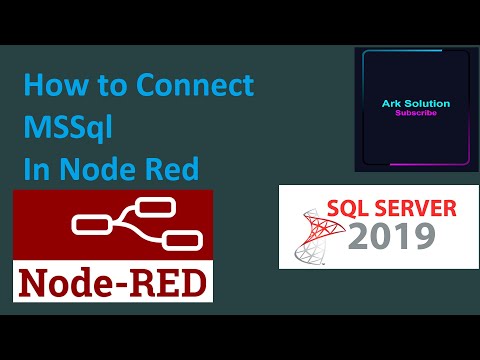 How to connect MSSQL In Node red