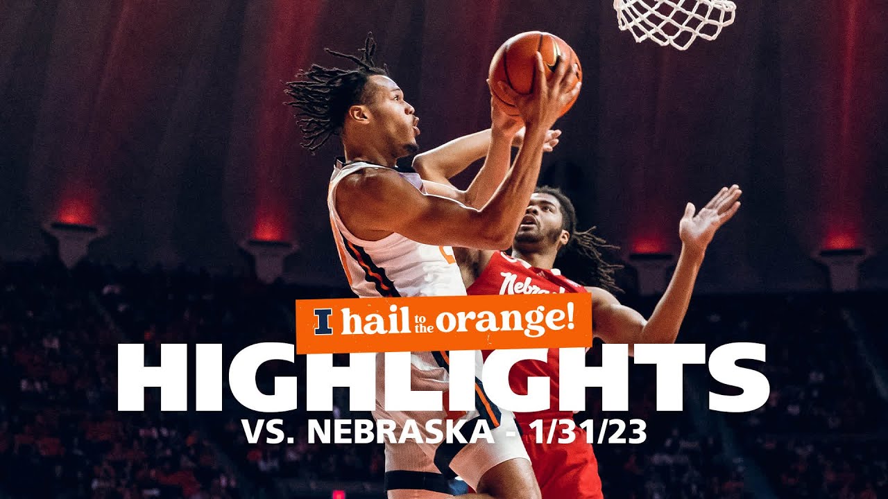 Nebraska vs Illinois Basketball Game Highlights 1 31 2023 