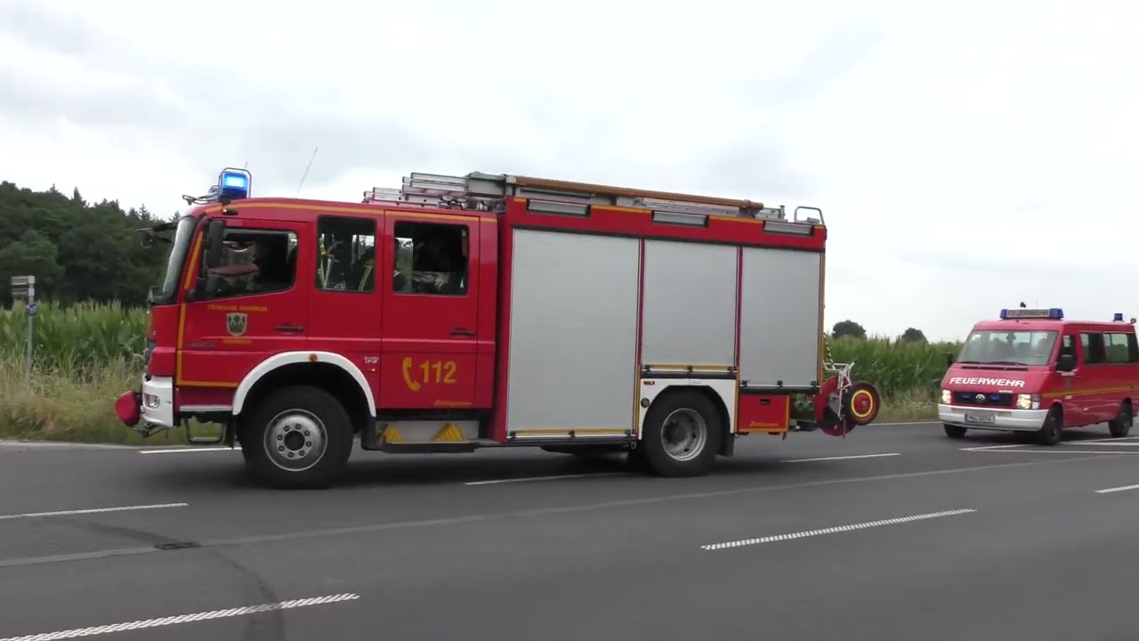 [Waldbrandübung] Ausgedehnter Waldbrand am Buchberg
