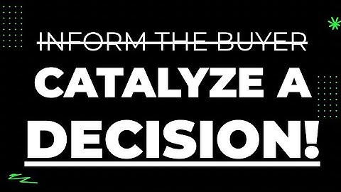 Sales Demos That Sell: Catalyze a Decision (DON
