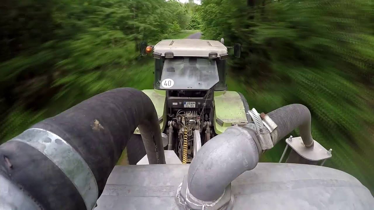 [GoPro] Gülle fahren mit einem Claas Ares 836 RZ