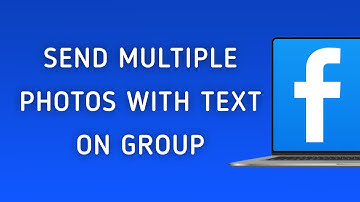 How To Send Multiple Photos With Text On Facebook Chat Group On PC (New Update)