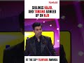 This #SiblingsDay, here's a throwback to  when Kajol &amp; Tanishaa ganged up on Karan Johar.