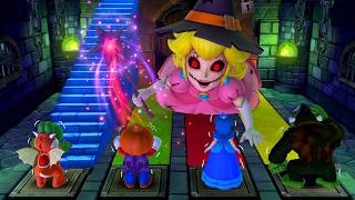 Mario Party 10 – Minigames with Halloween Outfits | Yoshi Vs Mario Vs Daisy Vs Donkey Kong 4K UHD