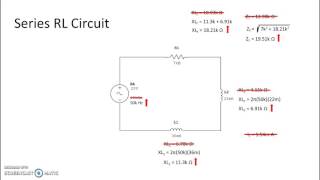 Series RL Circuit - Frequency Increase