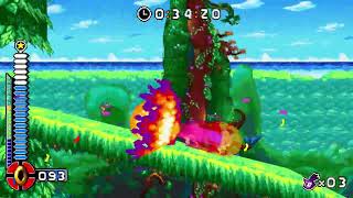 Sonic Rush Rerun Leaf Storm Act 1 Speedrun 0:38:21 (Blaze)
