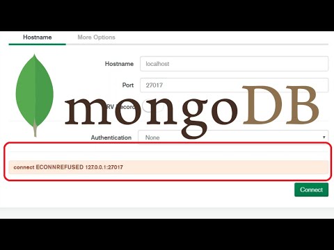 connect ECONNREFUSED 127.0.0.1:27027 | MongoDB connection Error!!