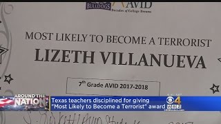 School Apologizes For Giving Student 'Most Likely To Become A Terrorist' Award