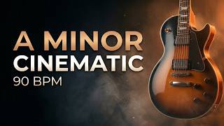 A Minor Cinematic Rock Backing Track | 90 BPM