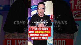 ¿LYSOL como anticonceptivo FEMENINO? #shorts #short