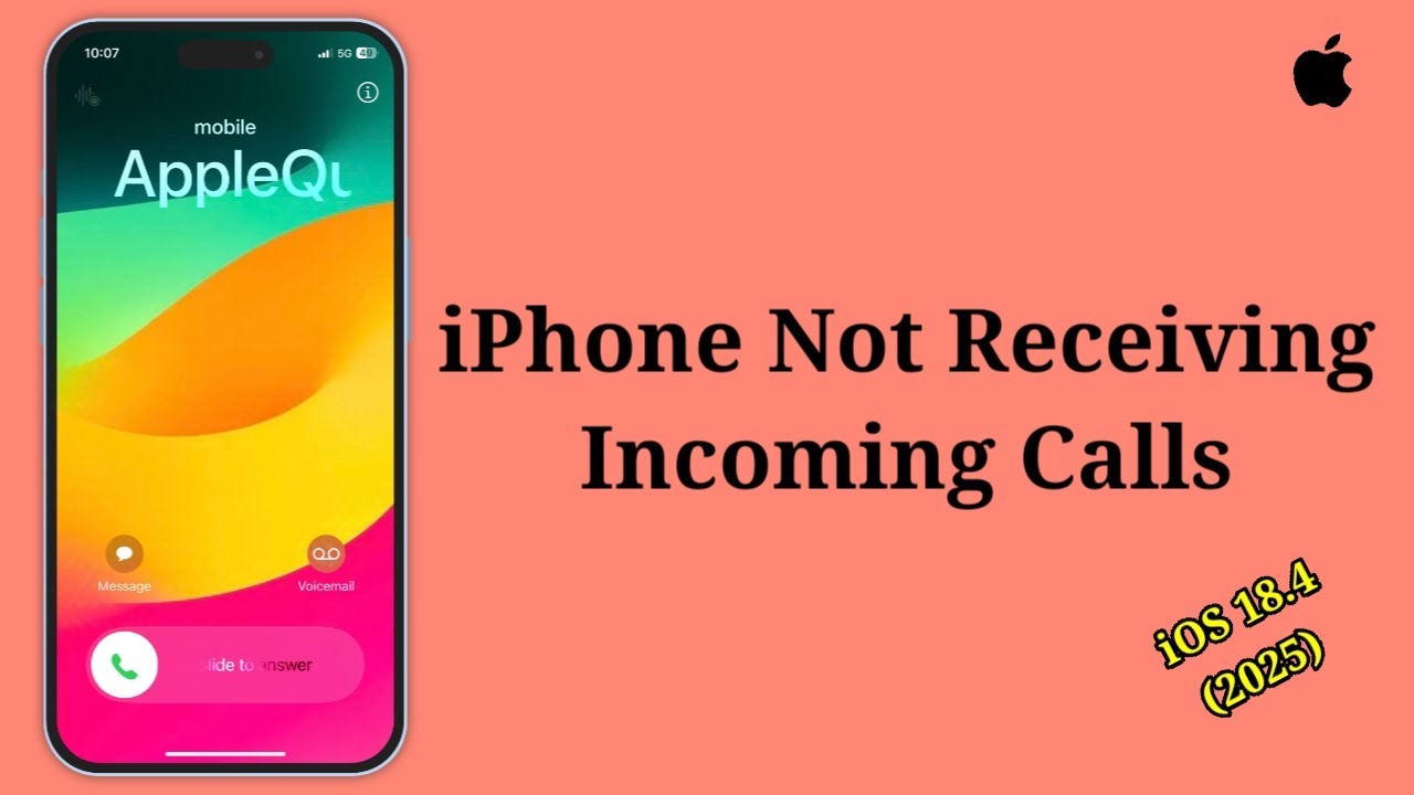 iPhone Not Receiving Incoming Calls on iOS 18.4? Here's the fix - YouTube
