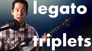 learn legato triplets to play faster solos